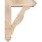 Ekena Millwork Funston Arts and Crafts Smooth Bracket w/ Offset Brace, Douglas Fir, 7 1/2"W x 28"D x 36"H BKT0806X28X36FST03SDF - alternate 4